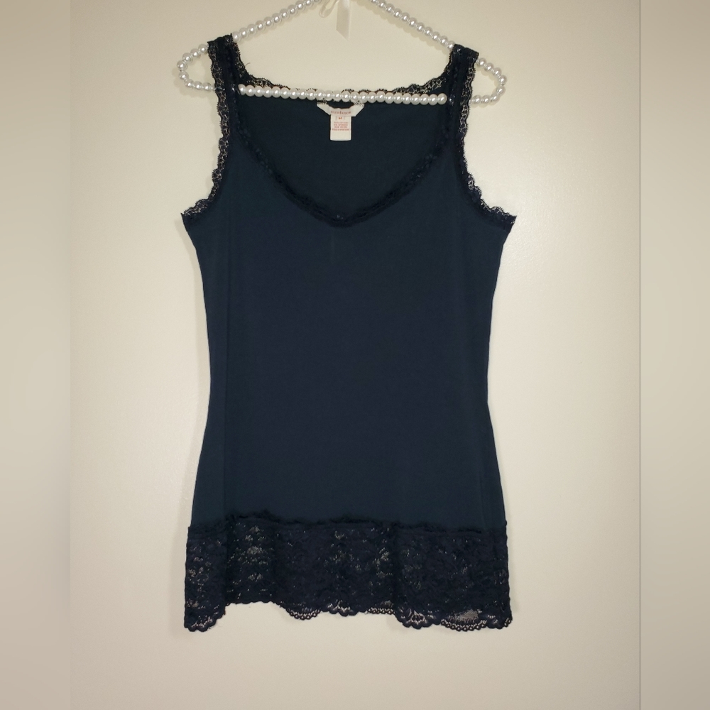 EUC Sundance Elan tank top navy blue size M